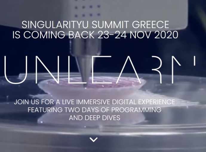 SingularityU Greece Summit 2020 στις 23 &amp; 24 Νοεμβρίου