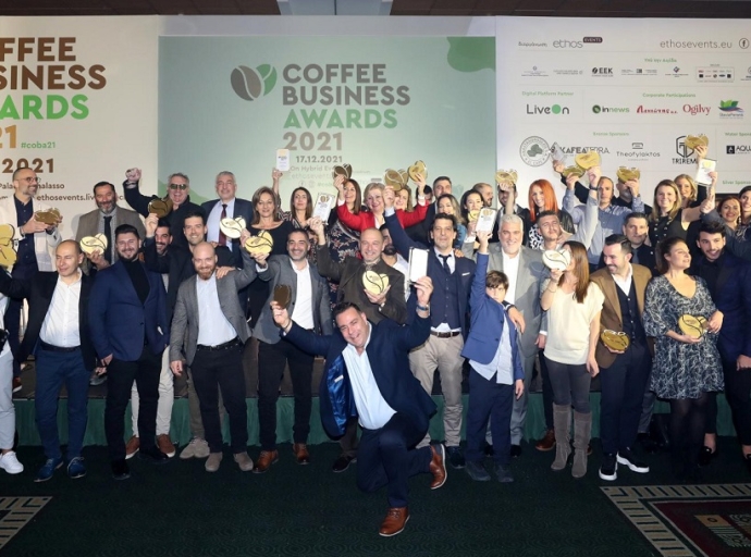 Coffee Business Awards 2021: μια λαμπρή γιορτή για τους επαγγελματίες του καφέ!