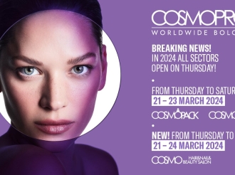 Απο τις 21 έως τις 24 Μαρτίου η Cosmoprof Worldwide Bologna 2024